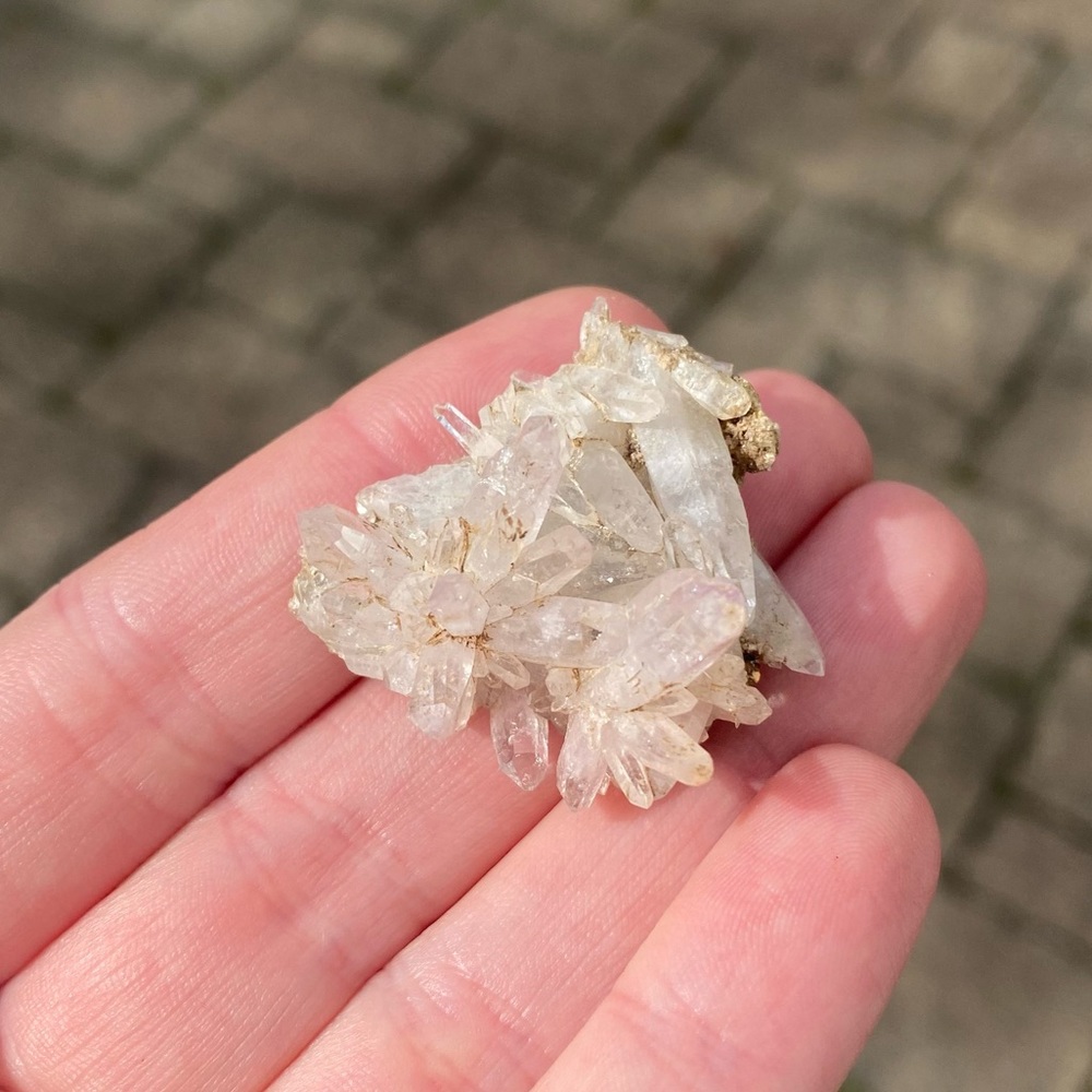 Gemmy Quartz Cluster Crystal